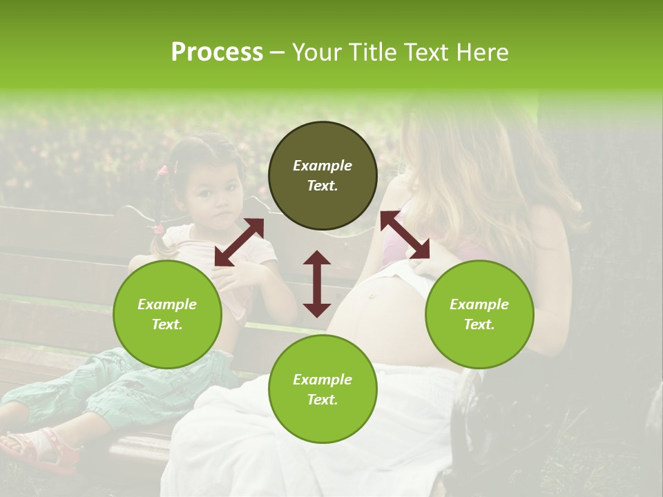 People Cheerful Woman PowerPoint Template