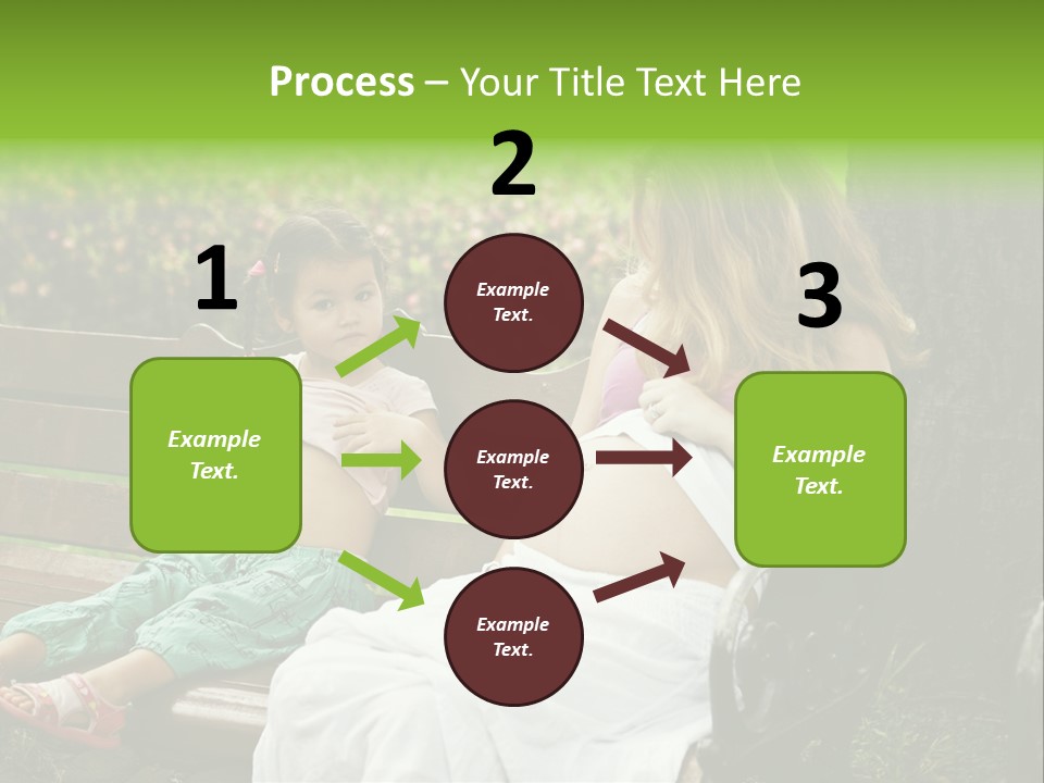 People Cheerful Woman PowerPoint Template