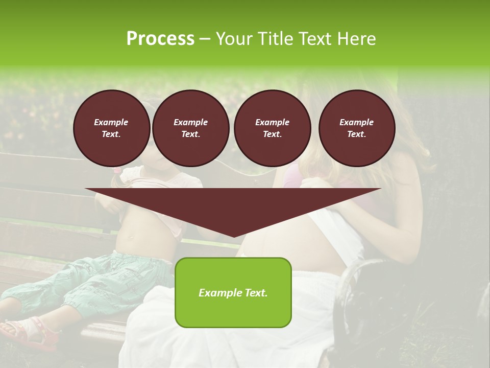 People Cheerful Woman PowerPoint Template