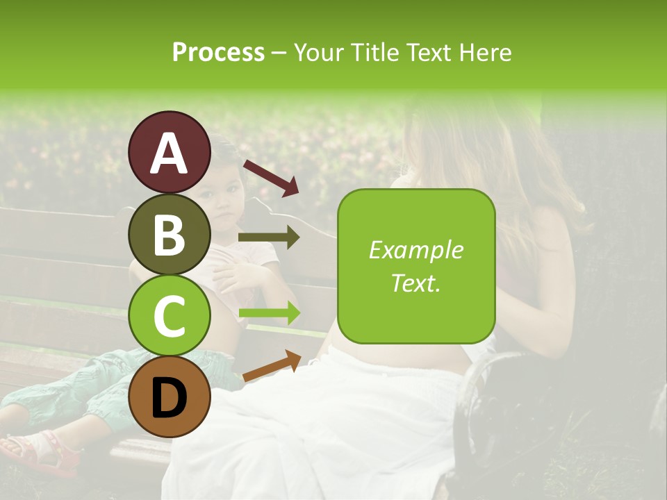 People Cheerful Woman PowerPoint Template