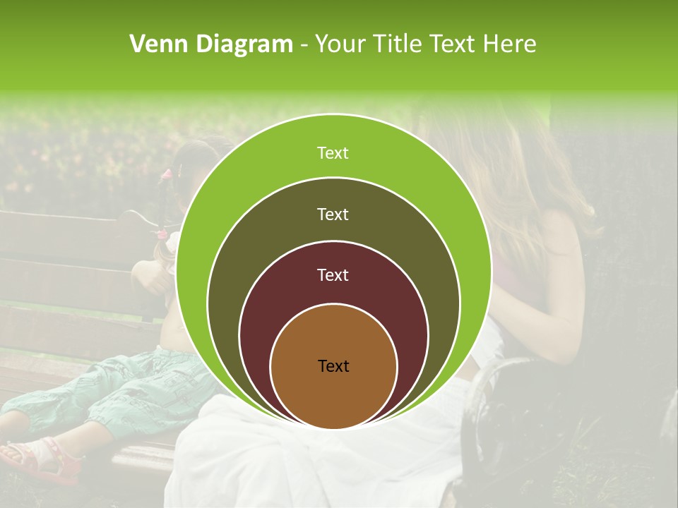 People Cheerful Woman PowerPoint Template