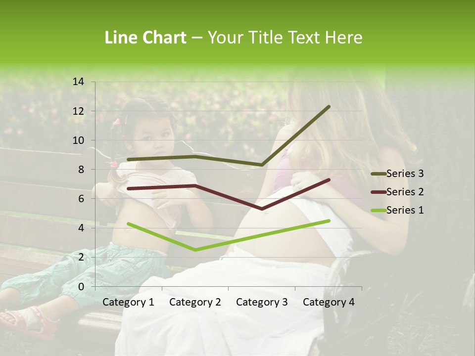 People Cheerful Woman PowerPoint Template