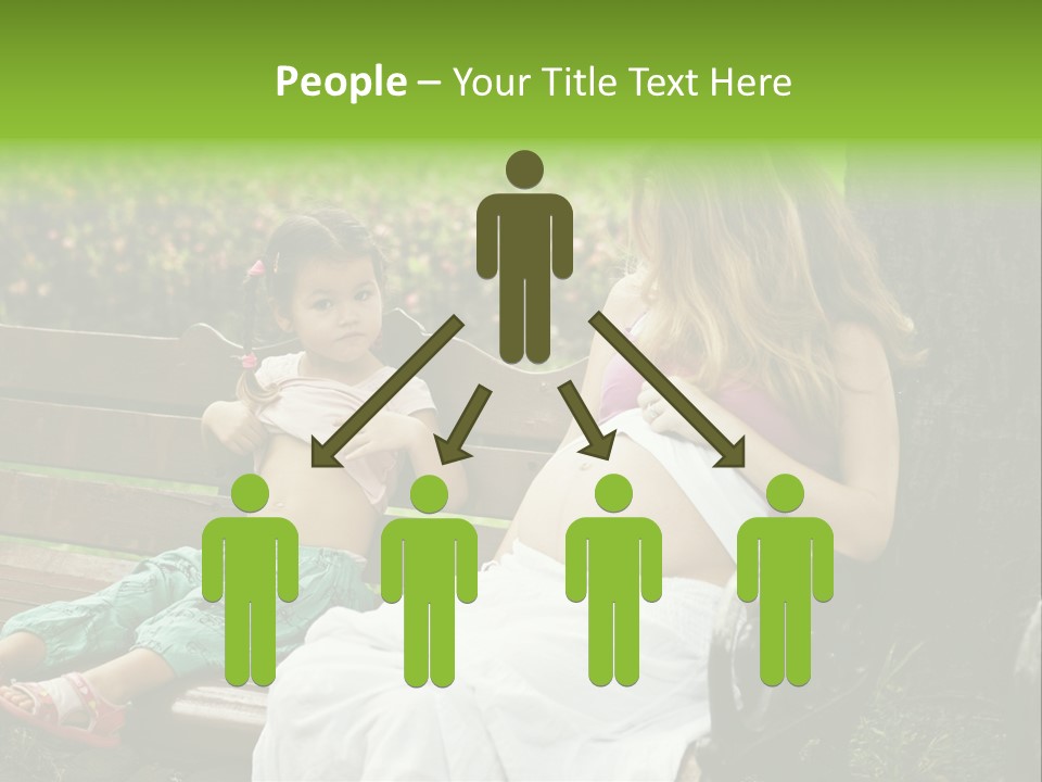 People Cheerful Woman PowerPoint Template