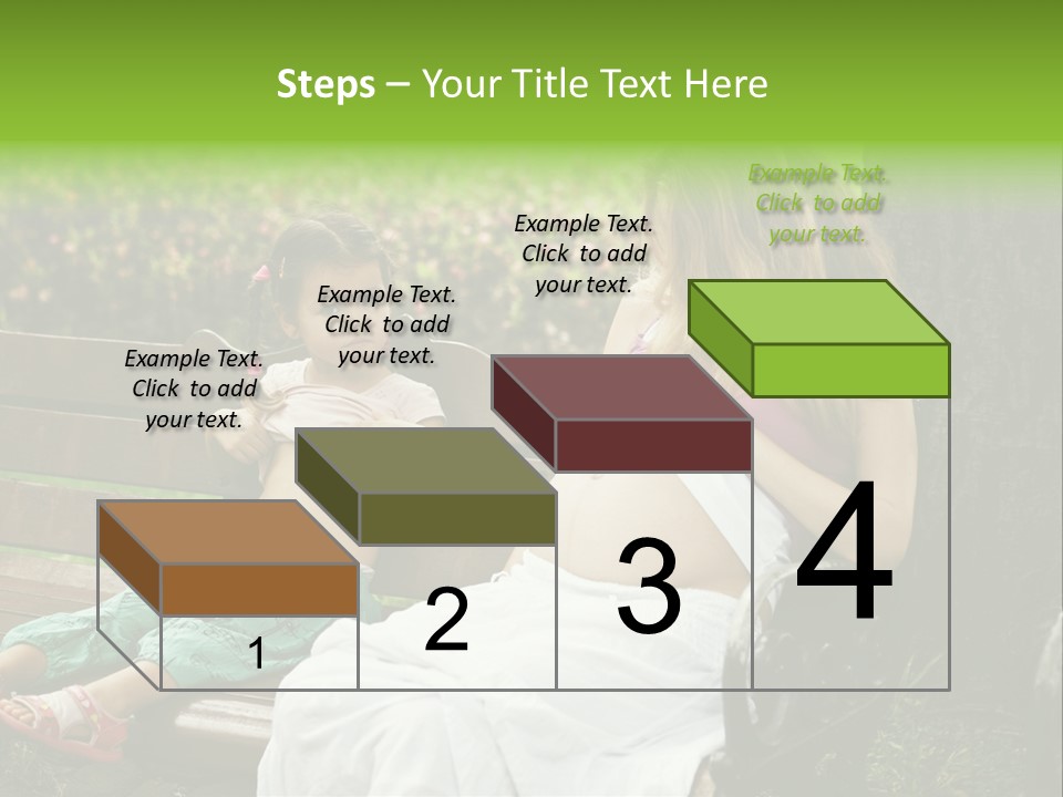 People Cheerful Woman PowerPoint Template