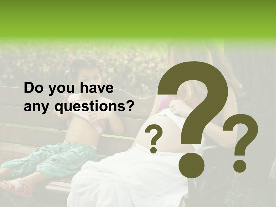 People Cheerful Woman PowerPoint Template