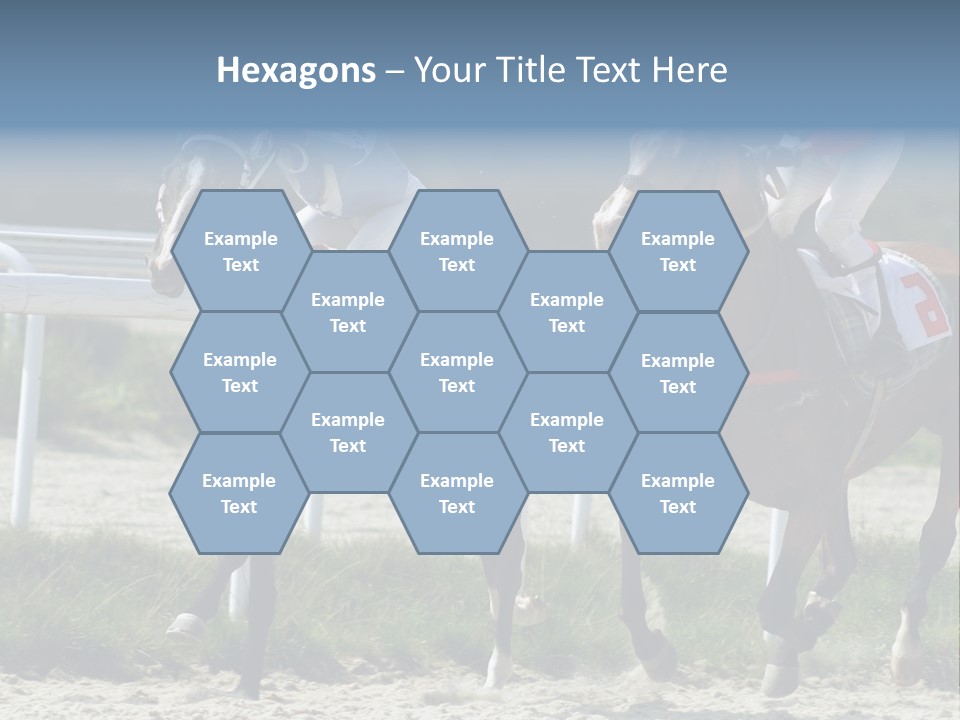 Outdoors Jockey Speed PowerPoint Template