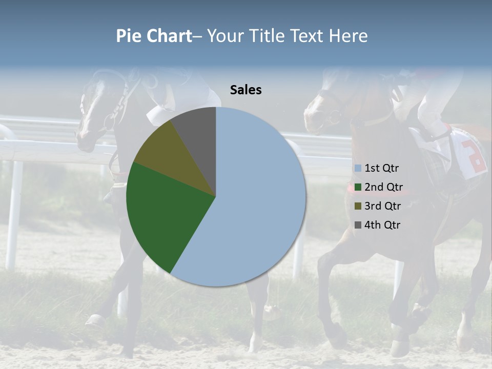 Outdoors Jockey Speed PowerPoint Template
