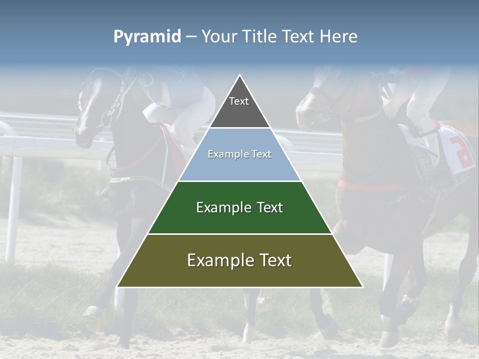 Outdoors Jockey Speed PowerPoint Template