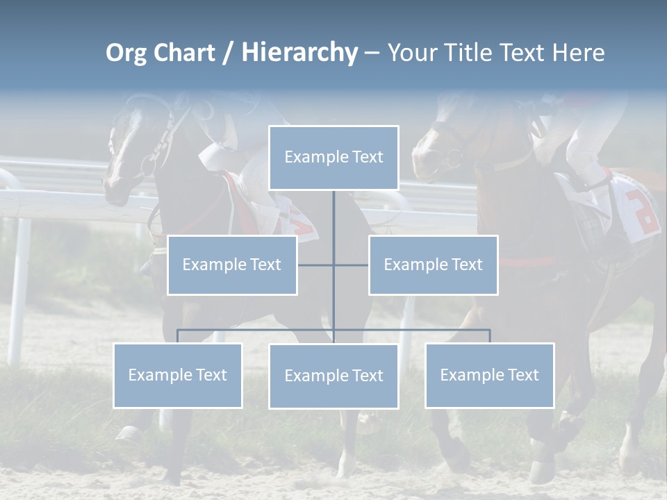 Outdoors Jockey Speed PowerPoint Template