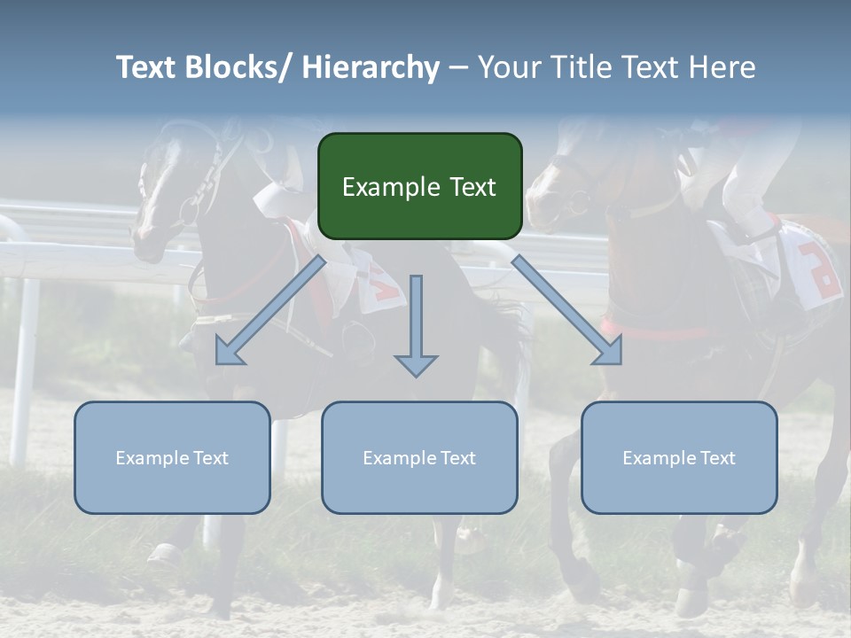Outdoors Jockey Speed PowerPoint Template