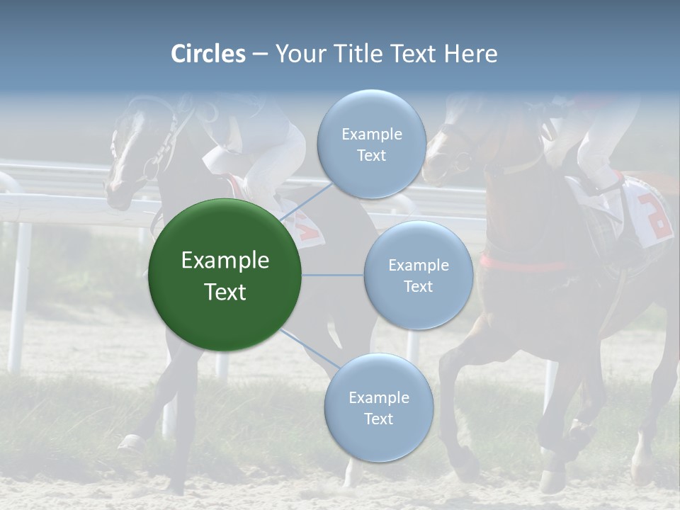 Outdoors Jockey Speed PowerPoint Template