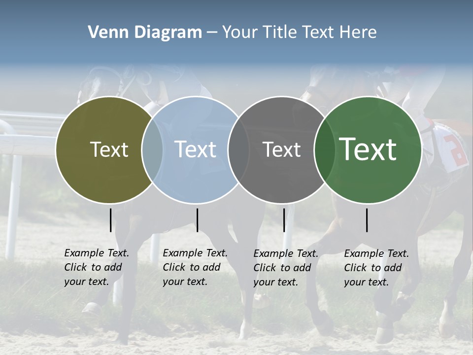 Outdoors Jockey Speed PowerPoint Template