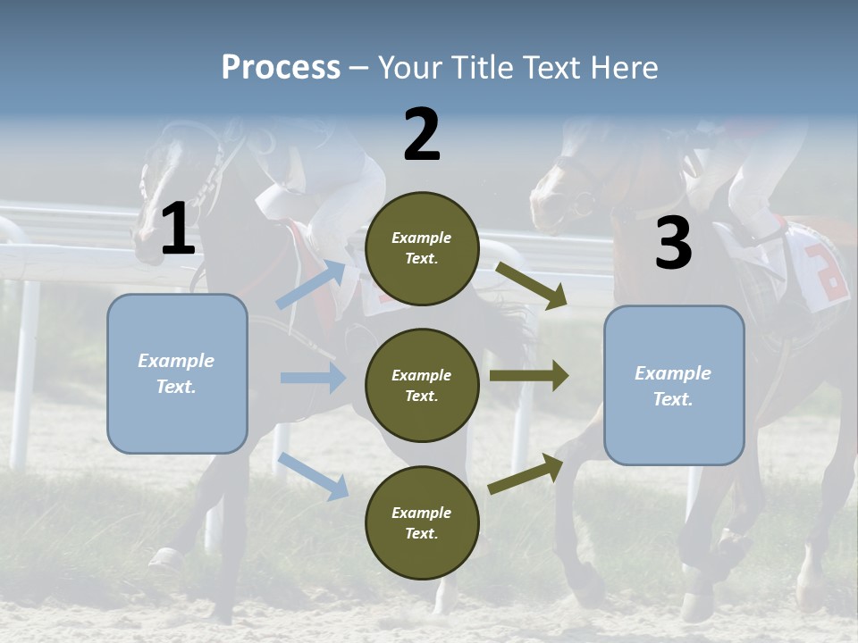 Outdoors Jockey Speed PowerPoint Template