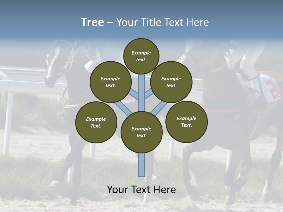 Outdoors Jockey Speed PowerPoint Template