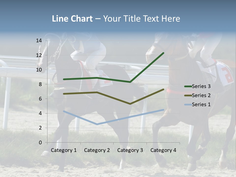 Outdoors Jockey Speed PowerPoint Template