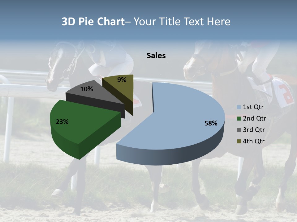 Outdoors Jockey Speed PowerPoint Template