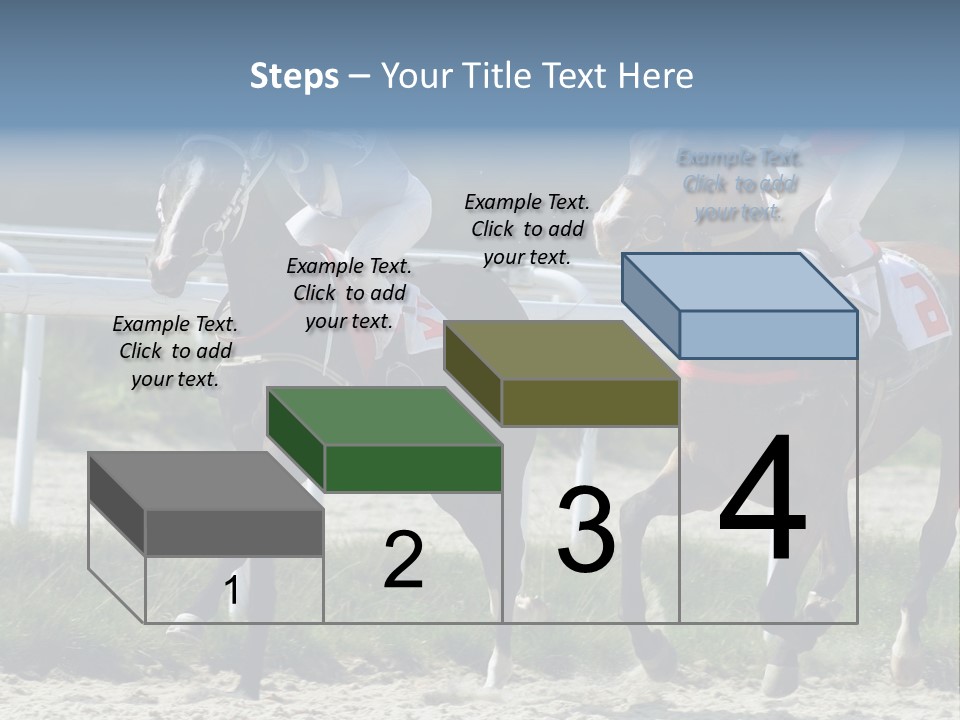 Outdoors Jockey Speed PowerPoint Template