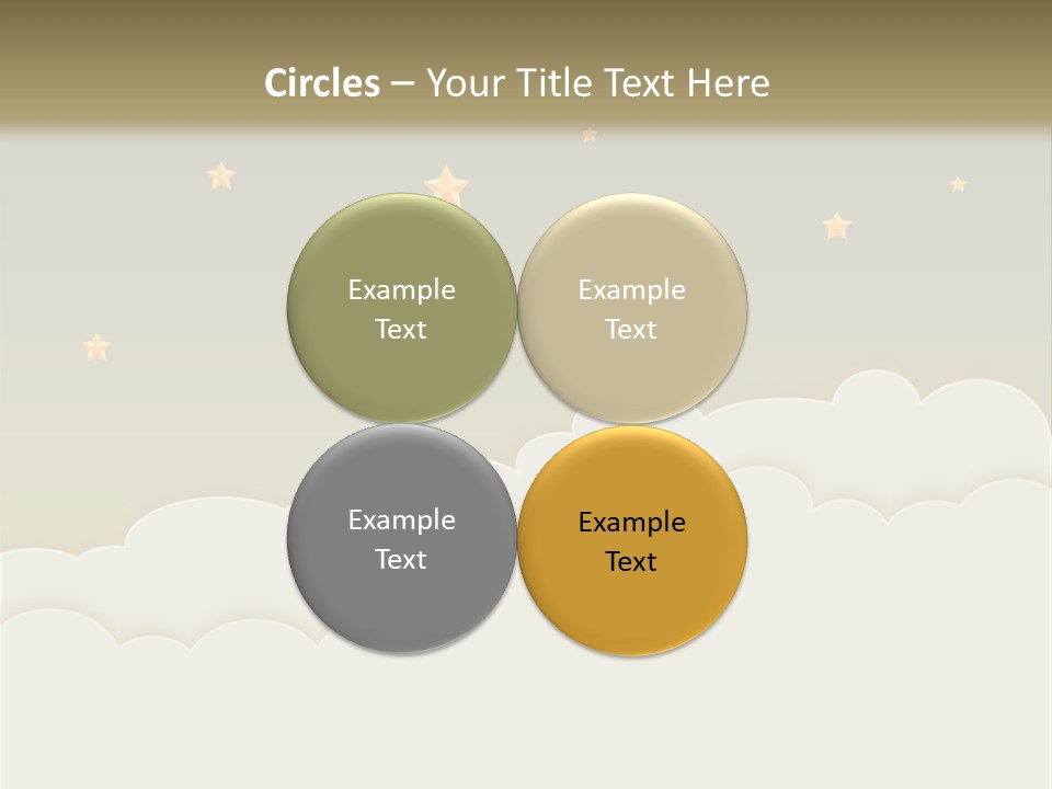 Wallpaper Sky Frame PowerPoint Template