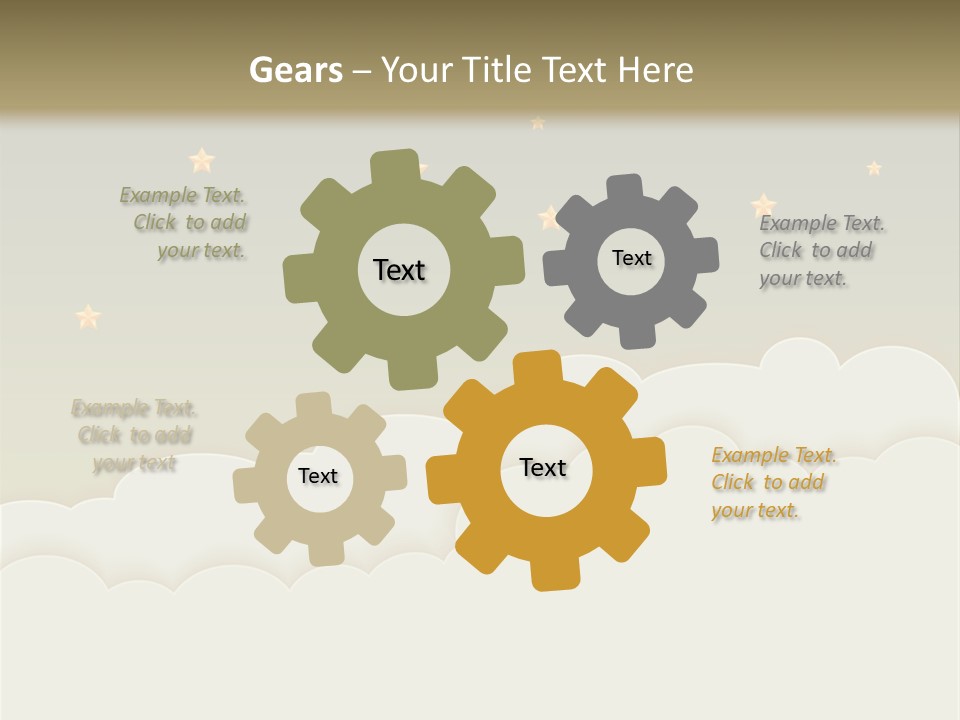 Wallpaper Sky Frame PowerPoint Template