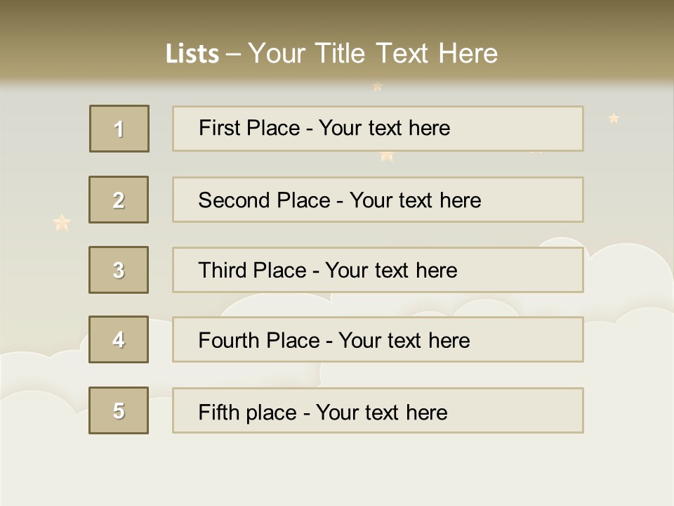 Wallpaper Sky Frame PowerPoint Template