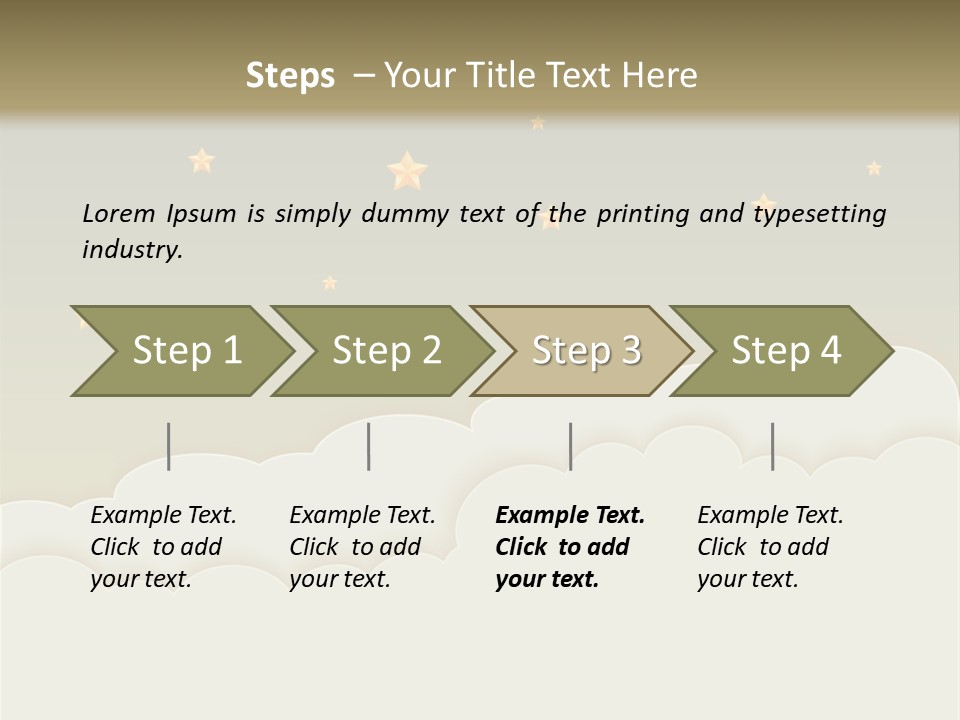 Wallpaper Sky Frame PowerPoint Template