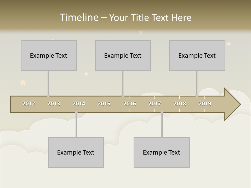 Wallpaper Sky Frame PowerPoint Template