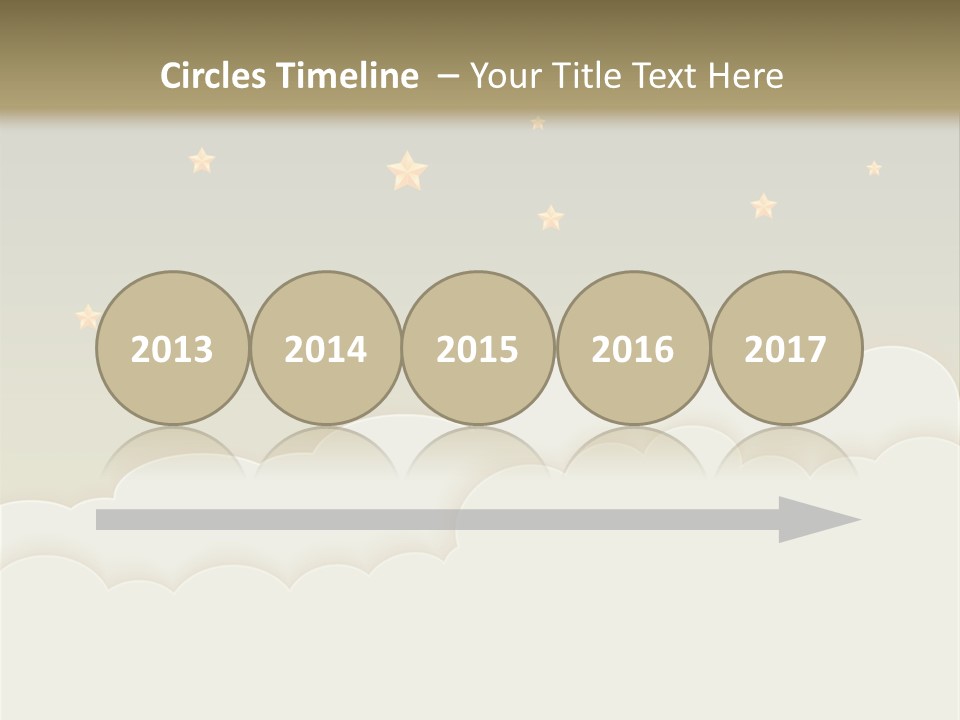 Wallpaper Sky Frame PowerPoint Template