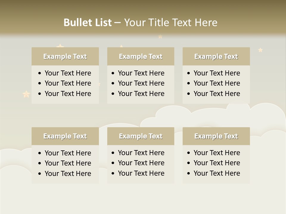 Wallpaper Sky Frame PowerPoint Template
