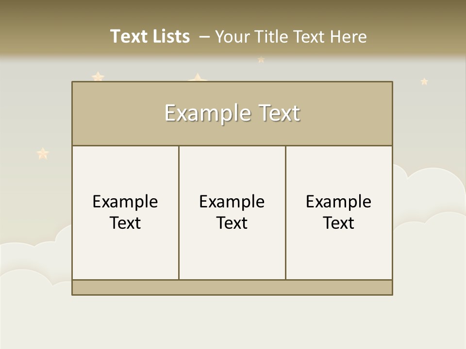 Wallpaper Sky Frame PowerPoint Template