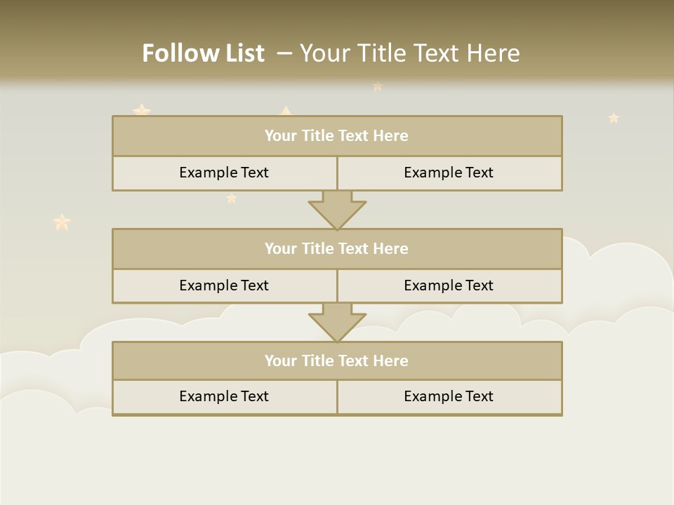 Wallpaper Sky Frame PowerPoint Template