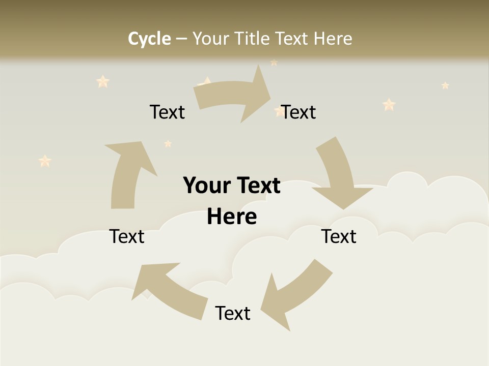 Wallpaper Sky Frame PowerPoint Template