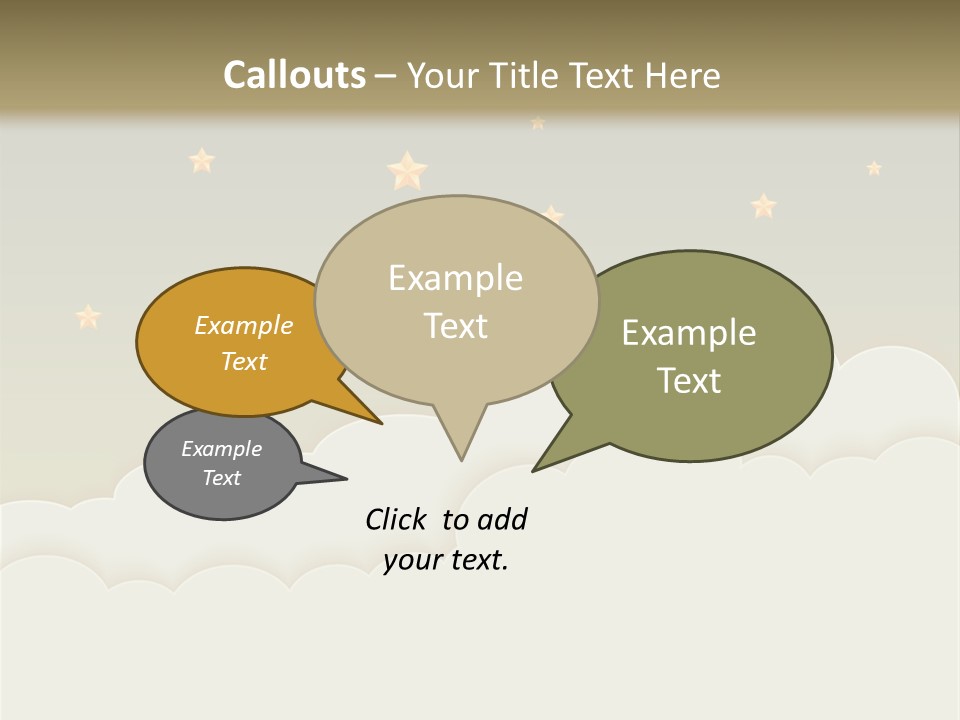 Wallpaper Sky Frame PowerPoint Template