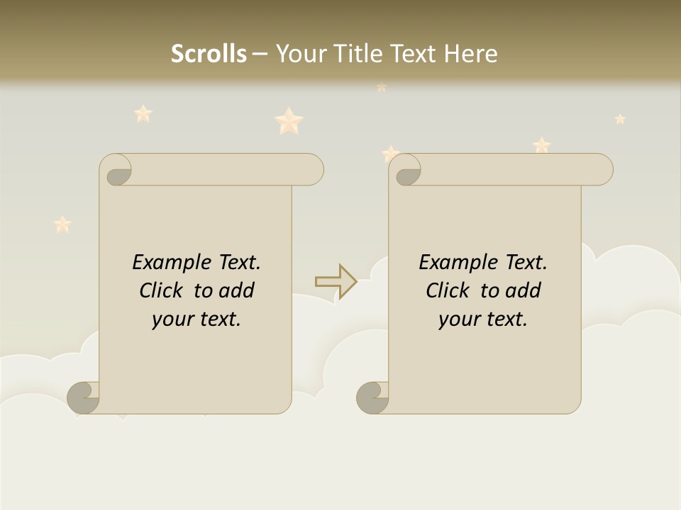 Wallpaper Sky Frame PowerPoint Template