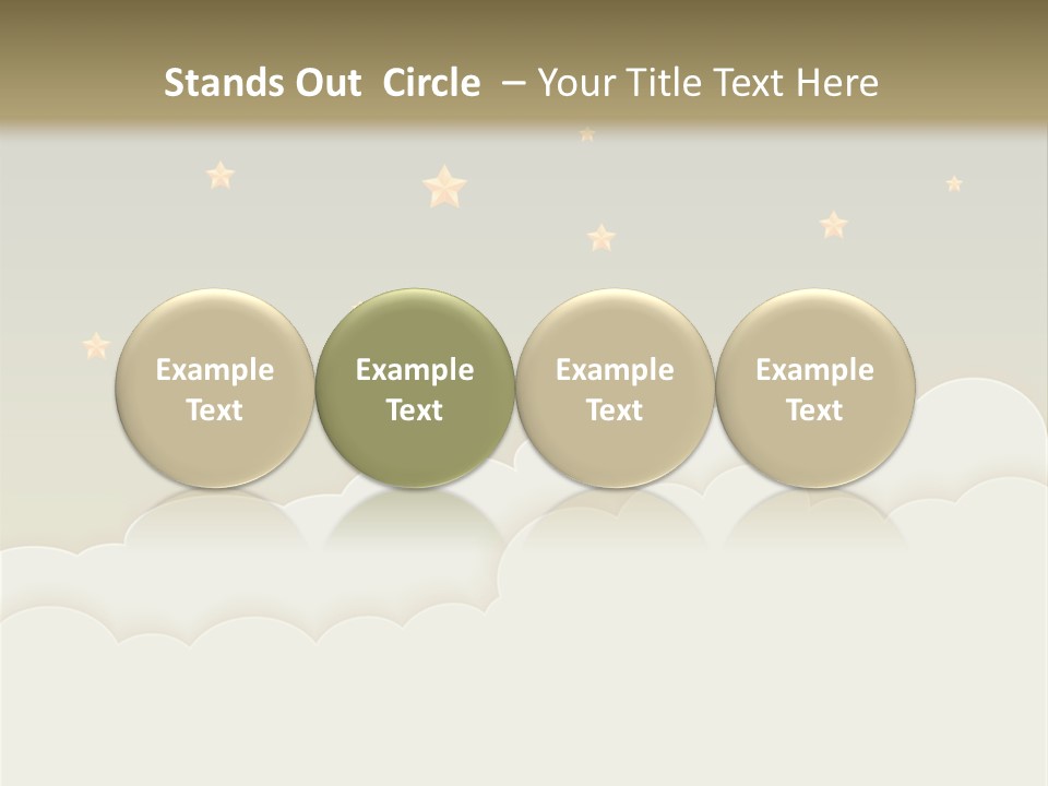 Wallpaper Sky Frame PowerPoint Template