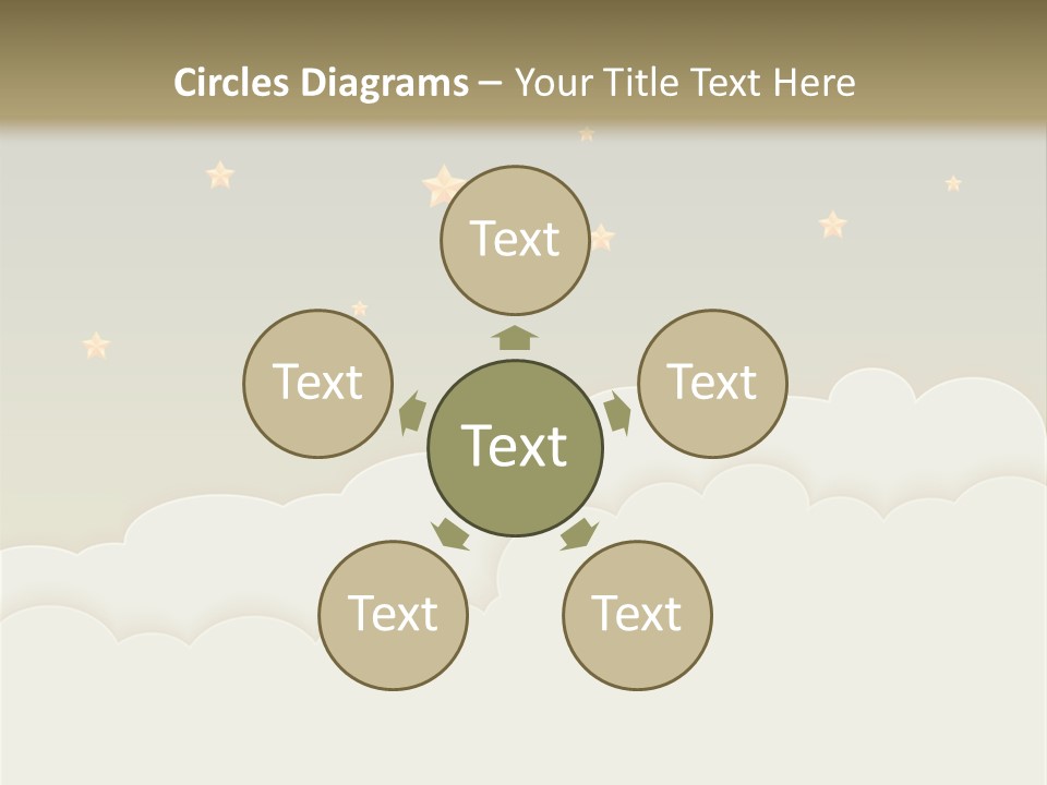 Wallpaper Sky Frame PowerPoint Template
