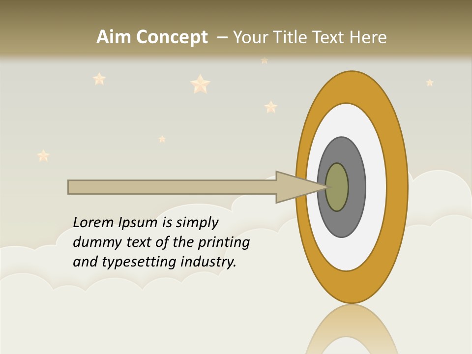 Wallpaper Sky Frame PowerPoint Template