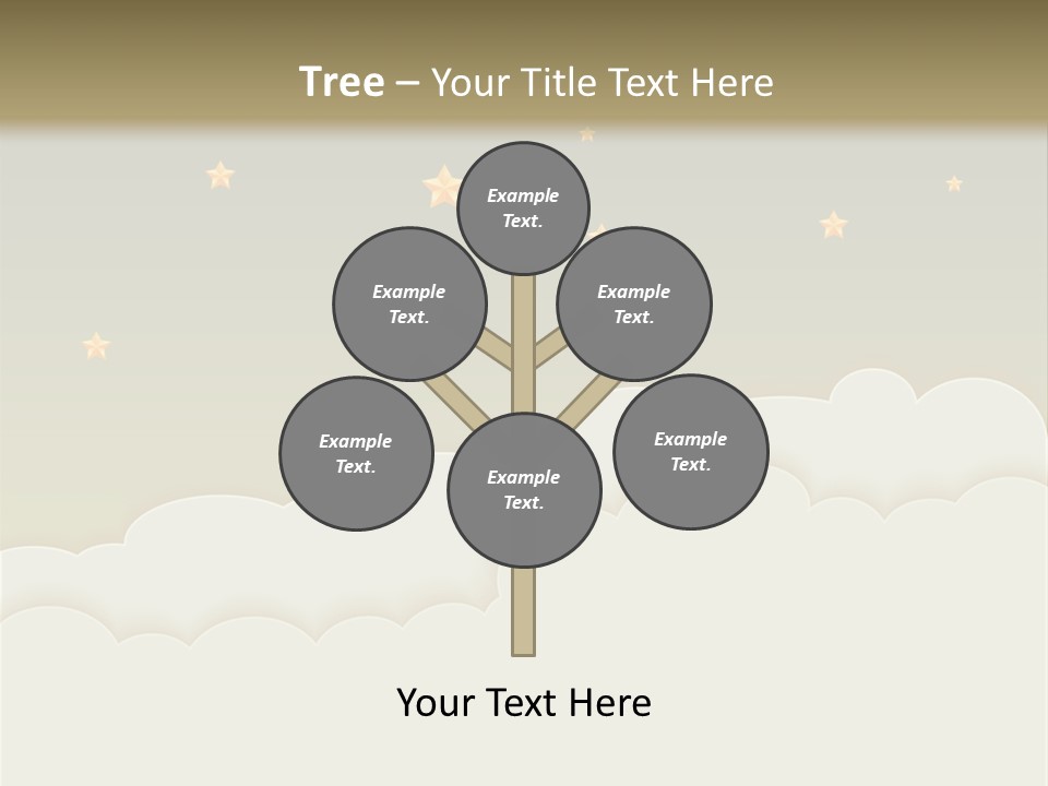 Wallpaper Sky Frame PowerPoint Template
