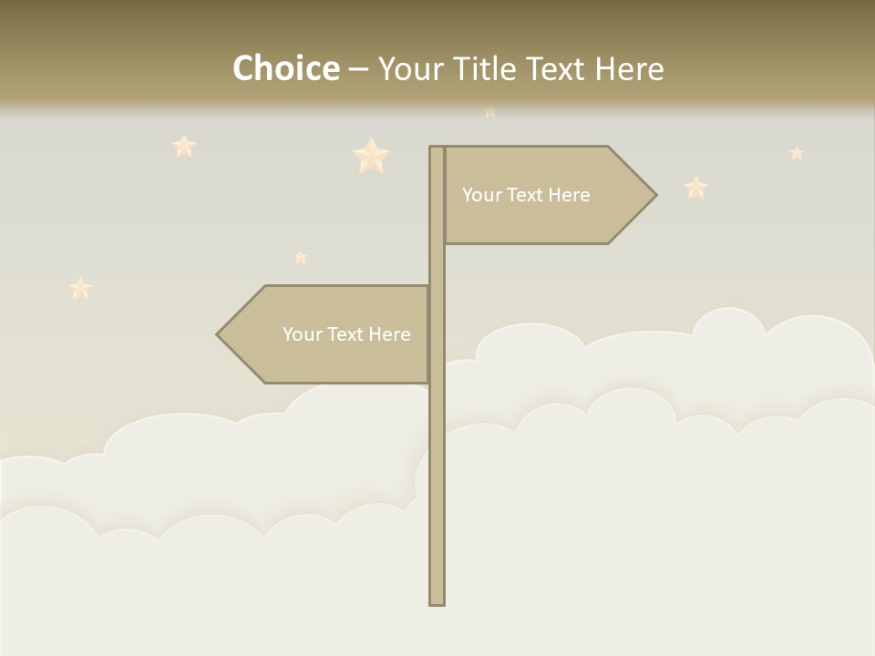 Wallpaper Sky Frame PowerPoint Template
