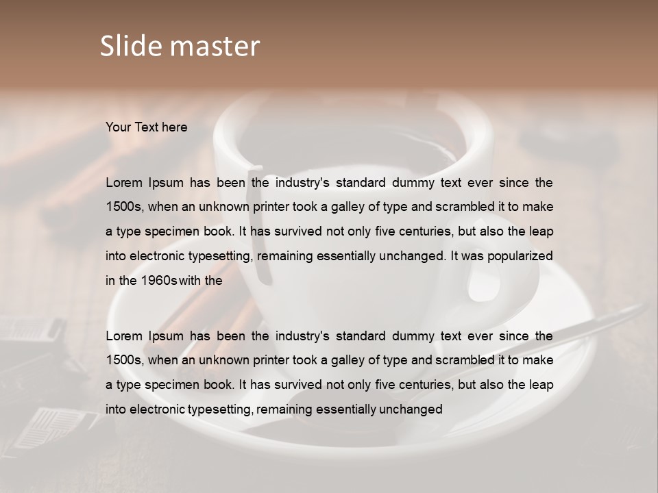 Dessert Stick Natural PowerPoint Template