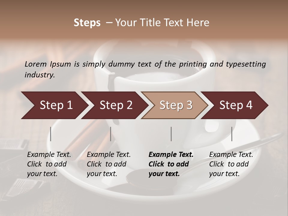 Dessert Stick Natural PowerPoint Template