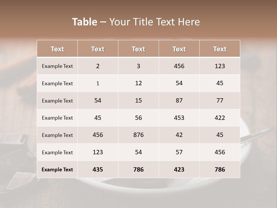 Dessert Stick Natural PowerPoint Template