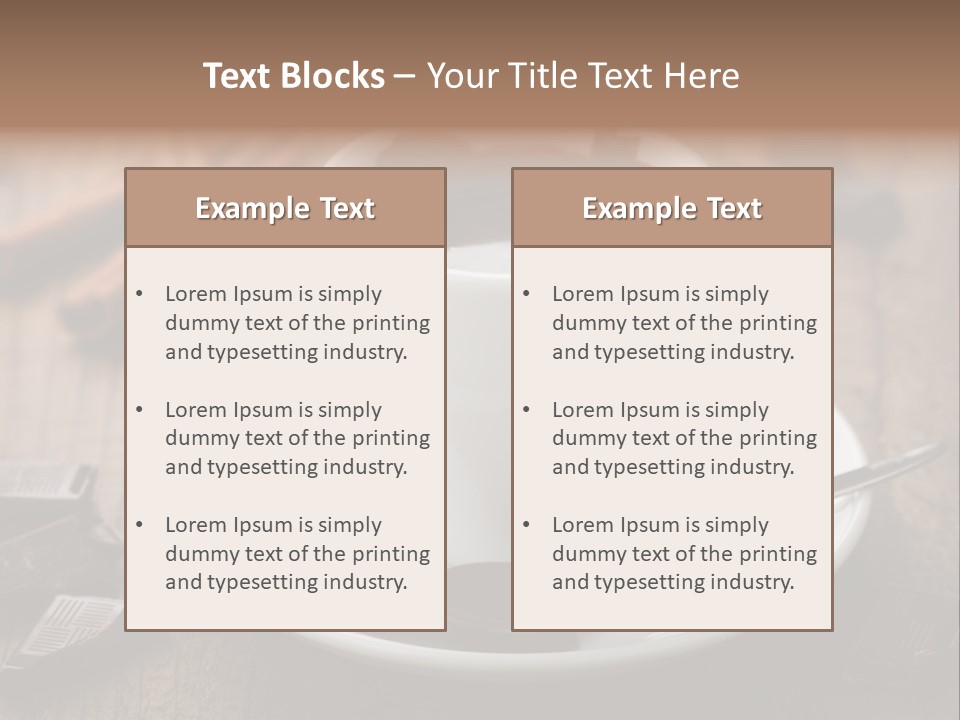 Dessert Stick Natural PowerPoint Template