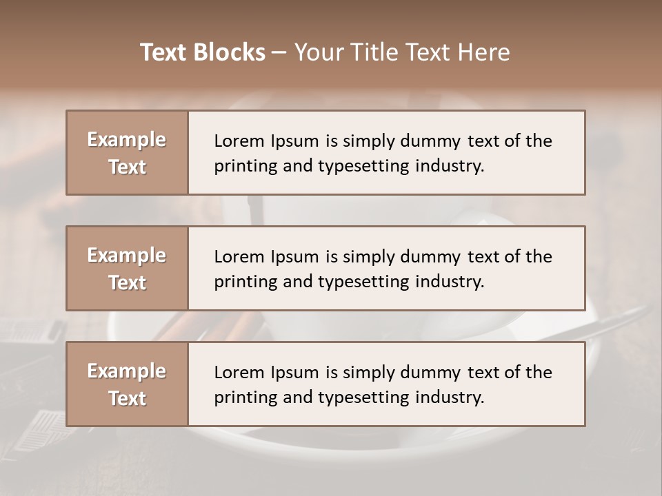 Dessert Stick Natural PowerPoint Template