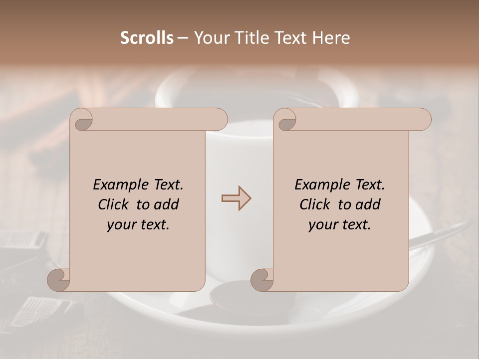 Dessert Stick Natural PowerPoint Template