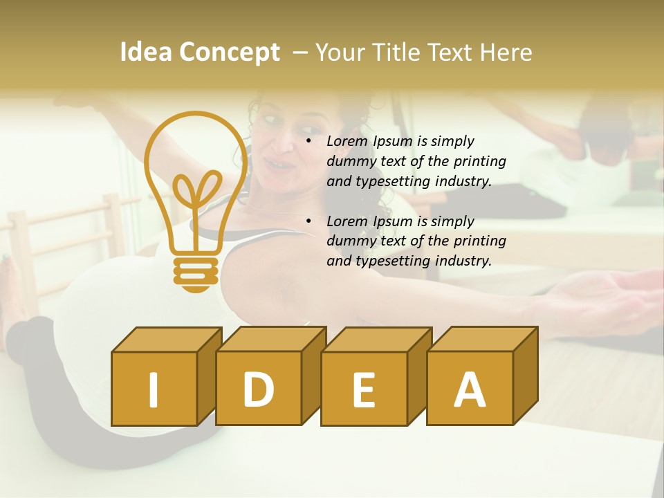 Expecting Mother Health PowerPoint Template