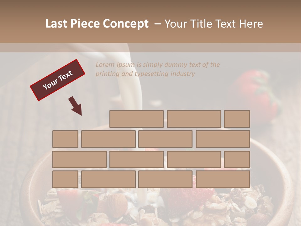 Gourmet Strawberry Porridge PowerPoint Template