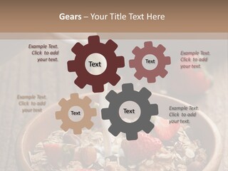 Gourmet Strawberry Porridge PowerPoint Template