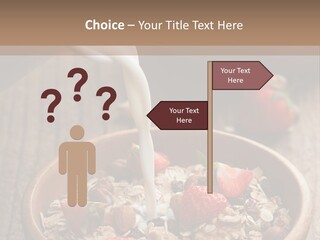 Gourmet Strawberry Porridge PowerPoint Template