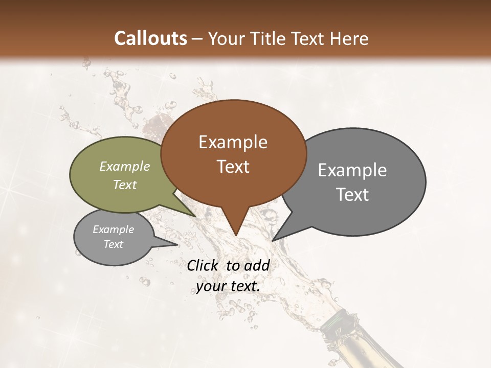 Celebration Background Explosion PowerPoint Template