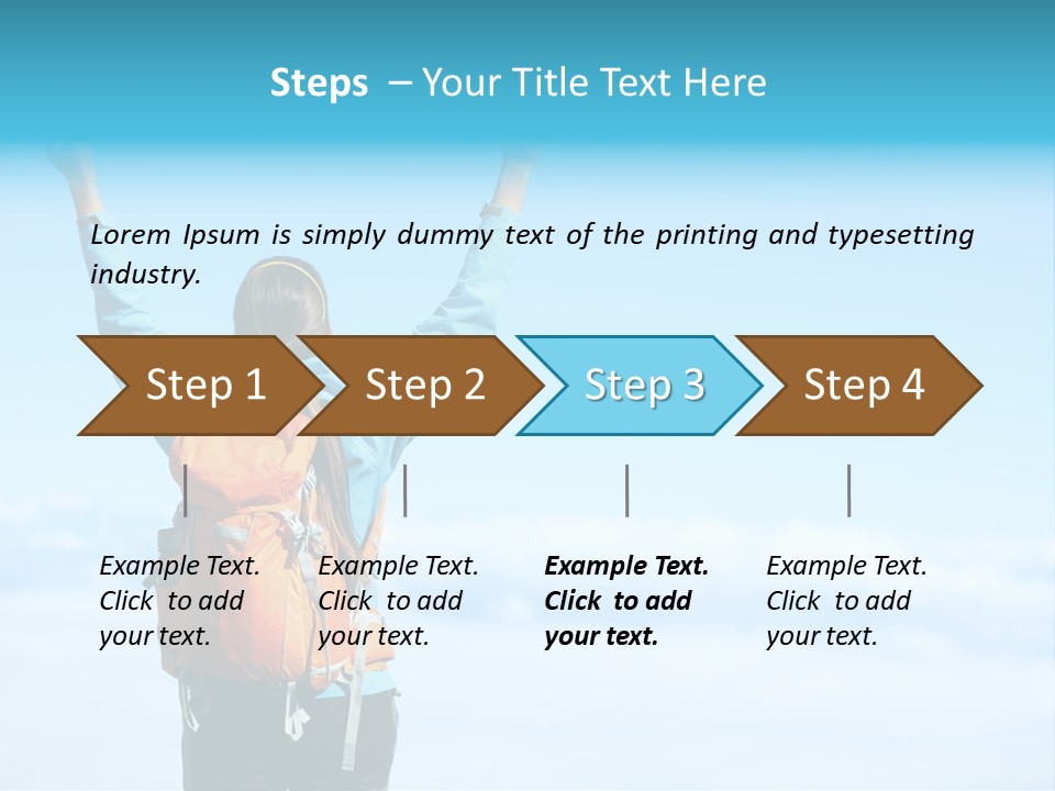 Cheerful Happy Portrait PowerPoint Template